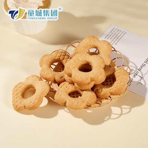 Hot Selling of Baby Flower Shape Teething Biscuit for 6+Months