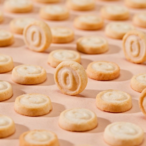OEM Halal Nutritious snacks Round cookies Yam biscuits