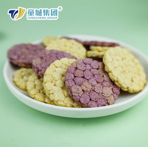 Infant Grain Puffs with OEM service baby cookies