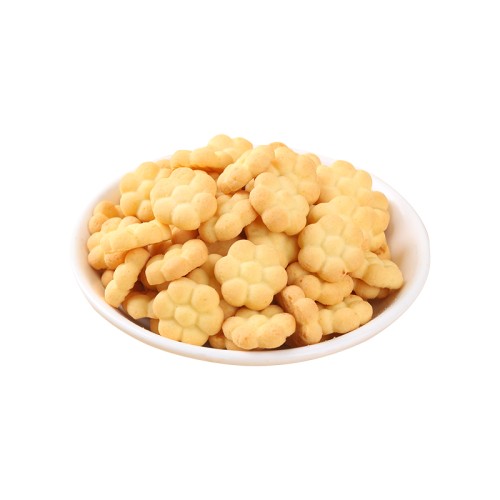 Halal certified Flower shape biscuits with OEM flavor and sevice
