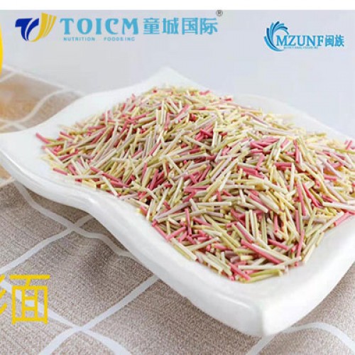 Hot selling different flavors Vegetable and Fruit Noodles with OEM price