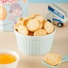 Smile shape Round cookies which rich milk flavor and delicious
