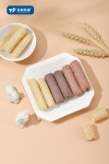 Different Flavors Baby Biscuit Grain Crisp Roll With filling snack for Children .