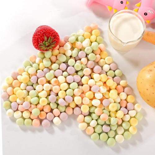 Halal certified Fruit & Vegetable Mixed flavor Ball Biscuits for Baby