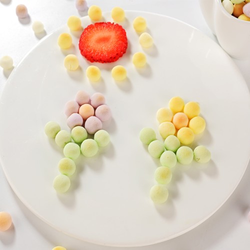 Halal certified Fruit & Vegetable Mixed flavor Ball Biscuits for Baby