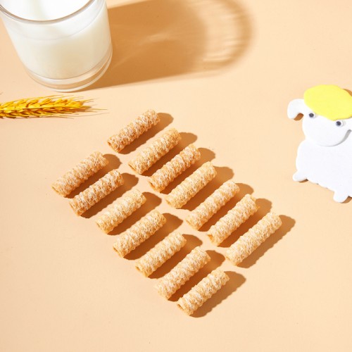Hot selling  OEM  Ingredient Baby Cookies Egg Rolls Biscuit Health Snack for Baby Child 6+Months