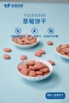 2022Hot selling Baby Health Snack Baby Infant Standard Strawberry 6+Months Biscuit for Children