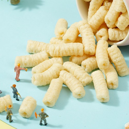 OEM Certified  Non-Fried Shrimp Rice String Puffs Salty Flavor Grain Snacks
