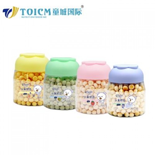Pudding flavor small stone biscuits for baby