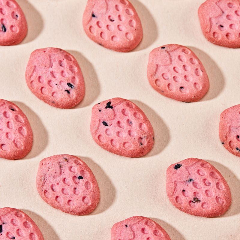 Baby Strawberry biscuits From the Professional Baby snack Manufacturer With Halal certified