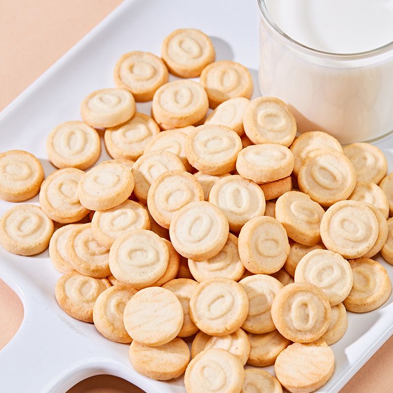 OEM Halal Nutritious snacks Round cookies Yam biscuits