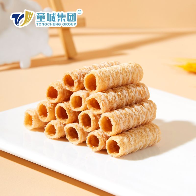 Hot selling  OEM  Ingredient Baby Cookies Egg Rolls Biscuit Health Snack for Baby 6+Months