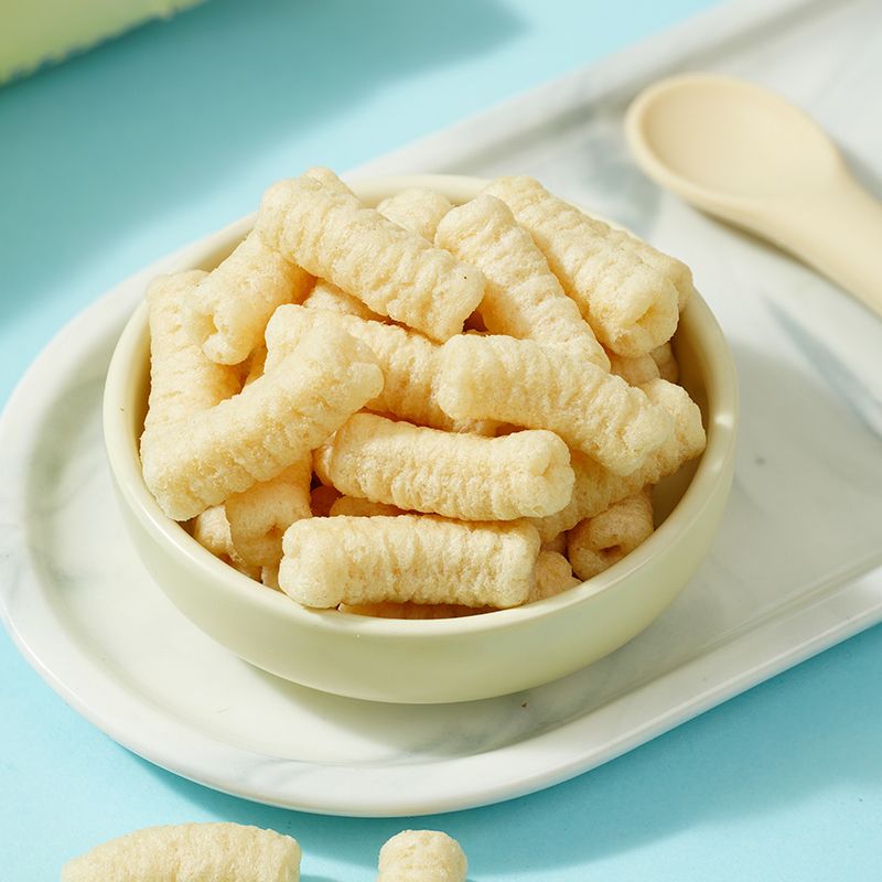OEM Certified  Non-Fried Shrimp Rice String Puffs Salty Flavor Grain Snacks